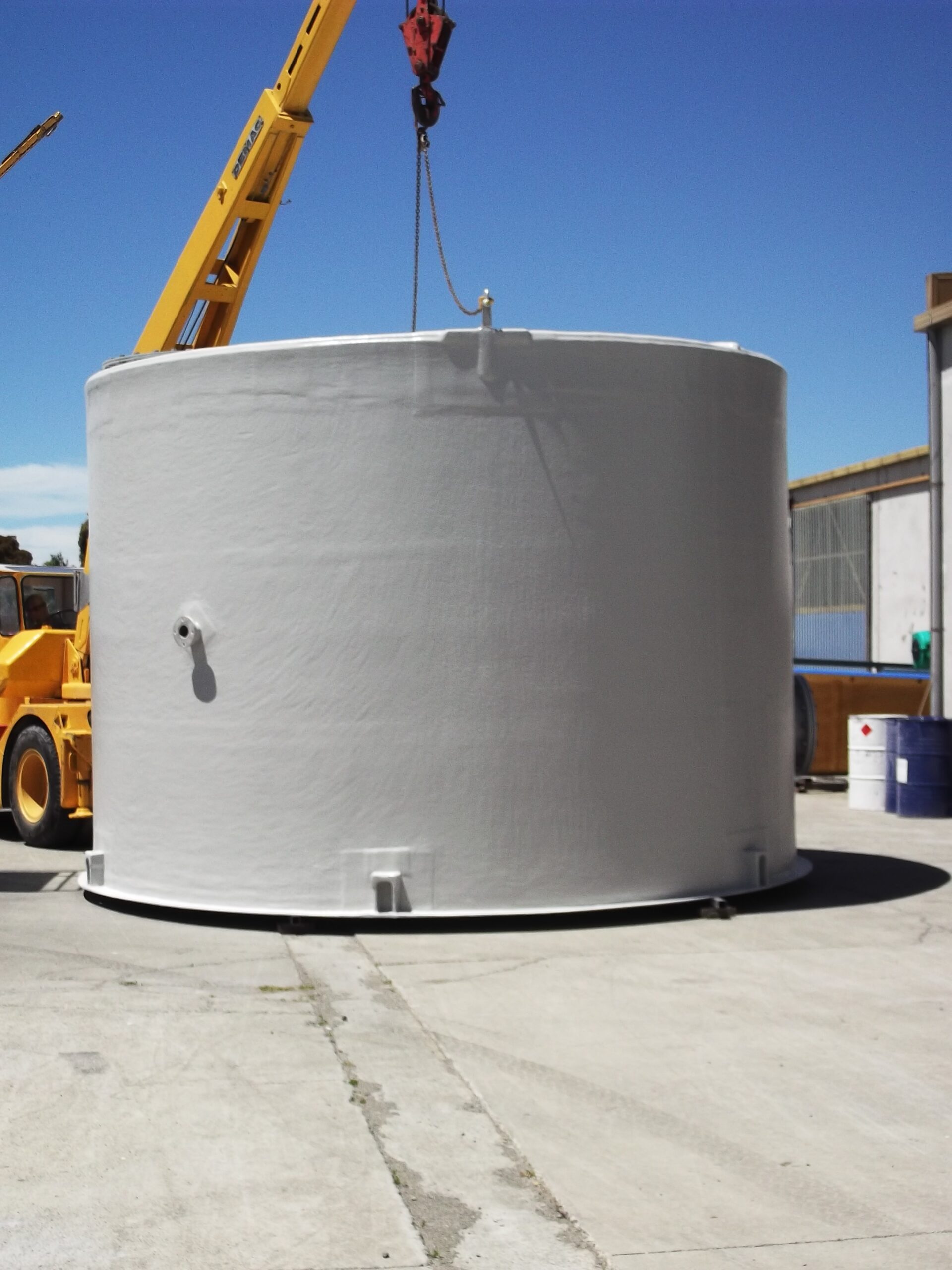 Industrial Fibreglass Solutions for insulated and uninsulated tanks