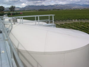 Fibreglass tanks