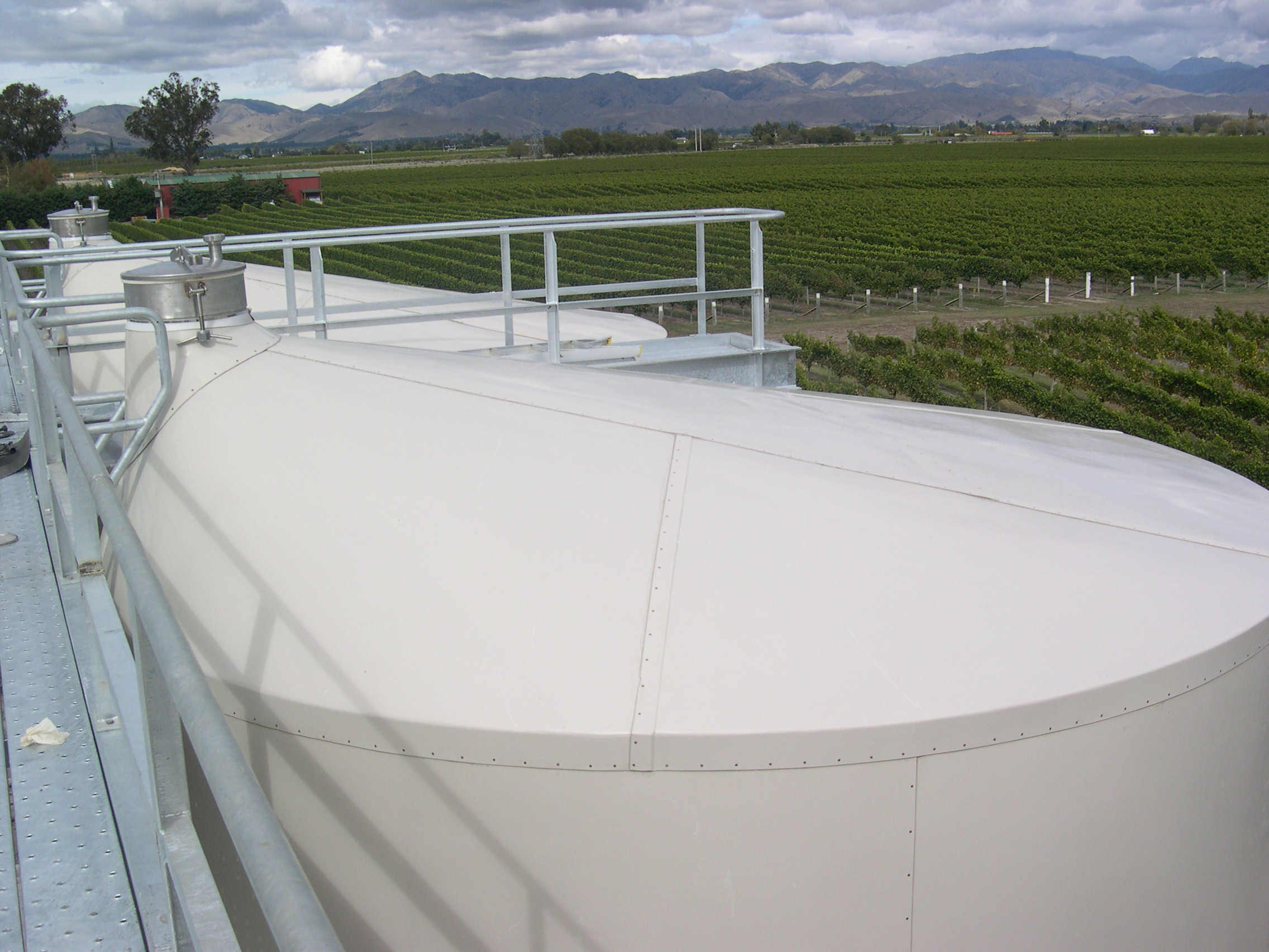Fibreglass tanks
