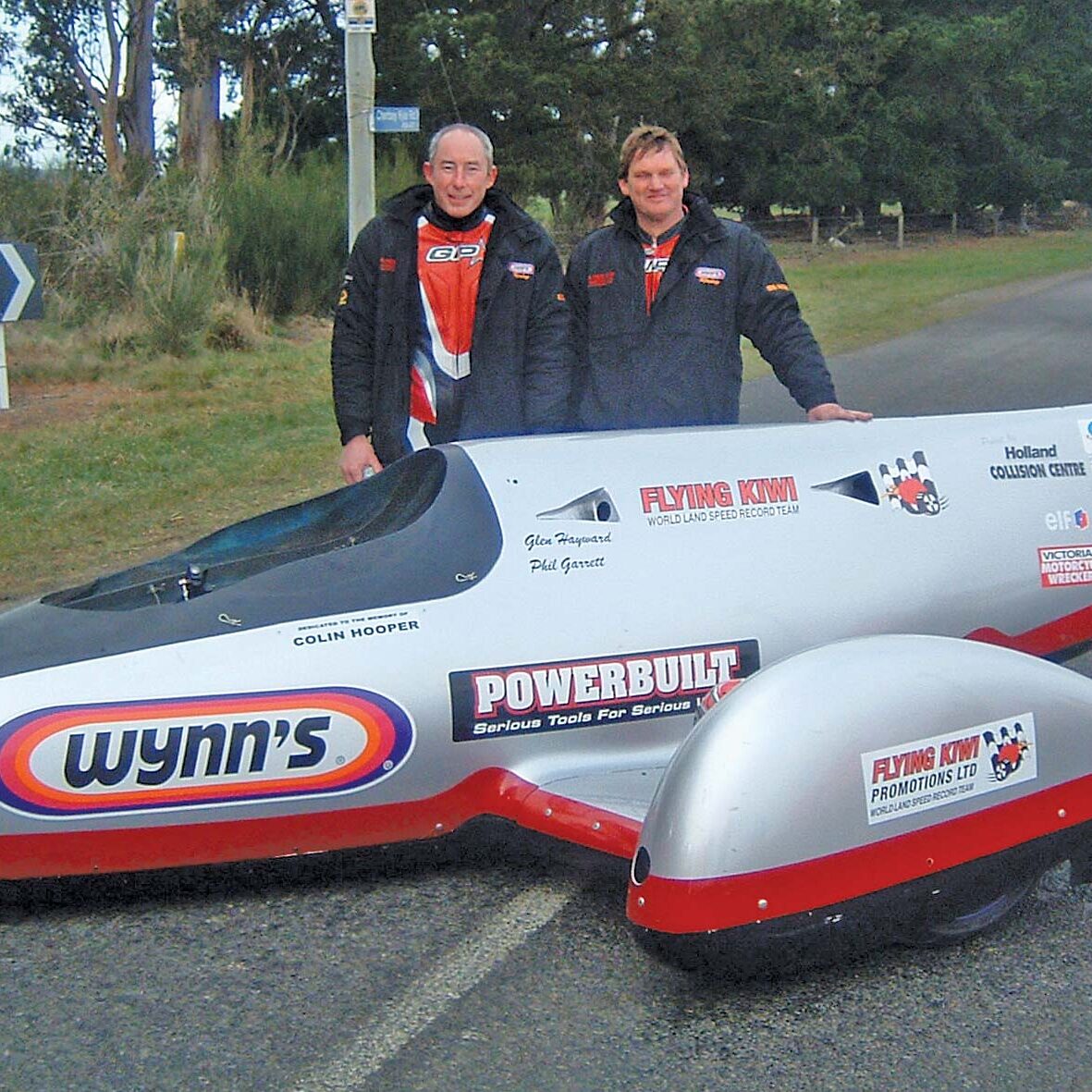 Flying Kiwi vehicle body manufactured in fibreglass