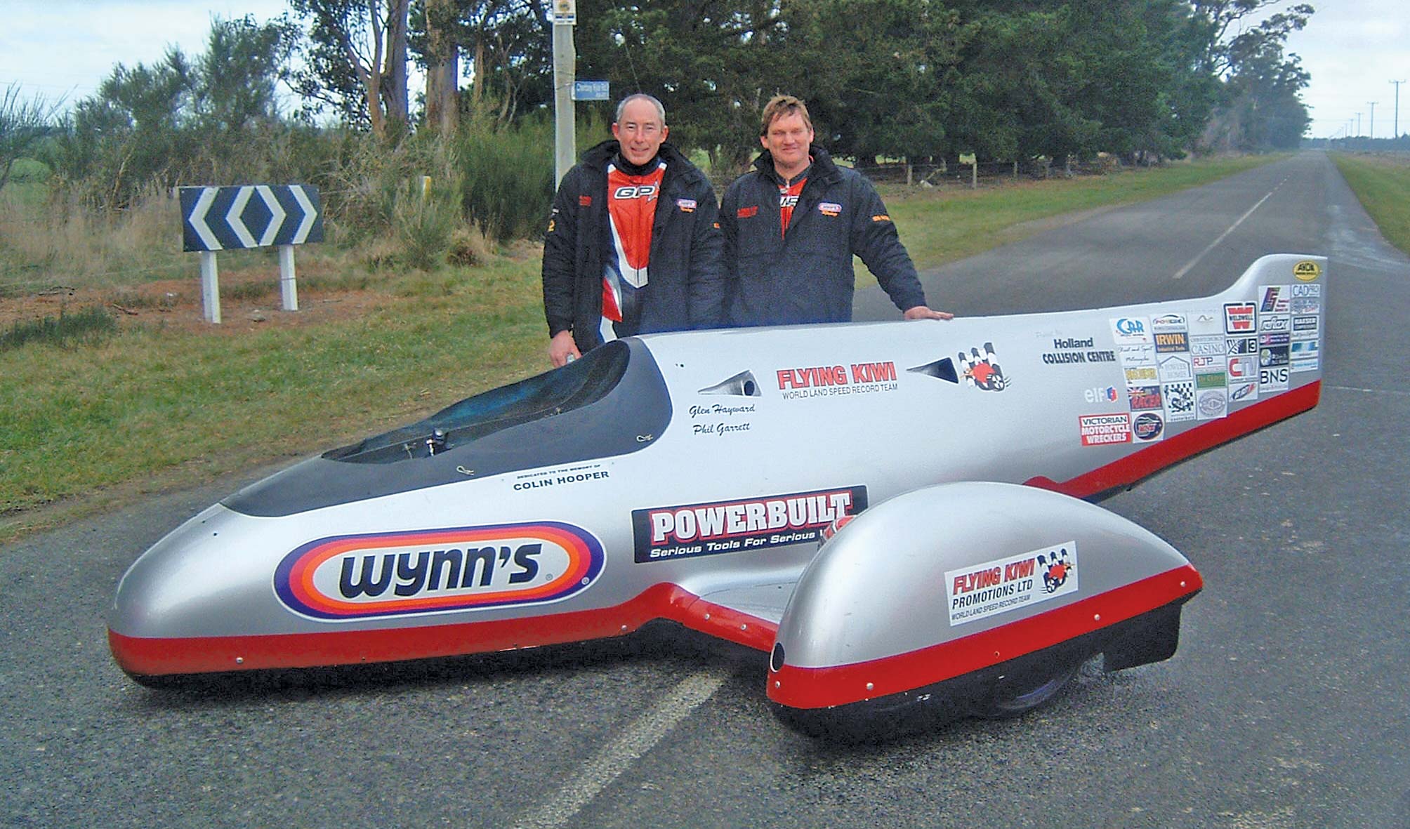 Flying Kiwi vehicle body manufactured in fibreglass
