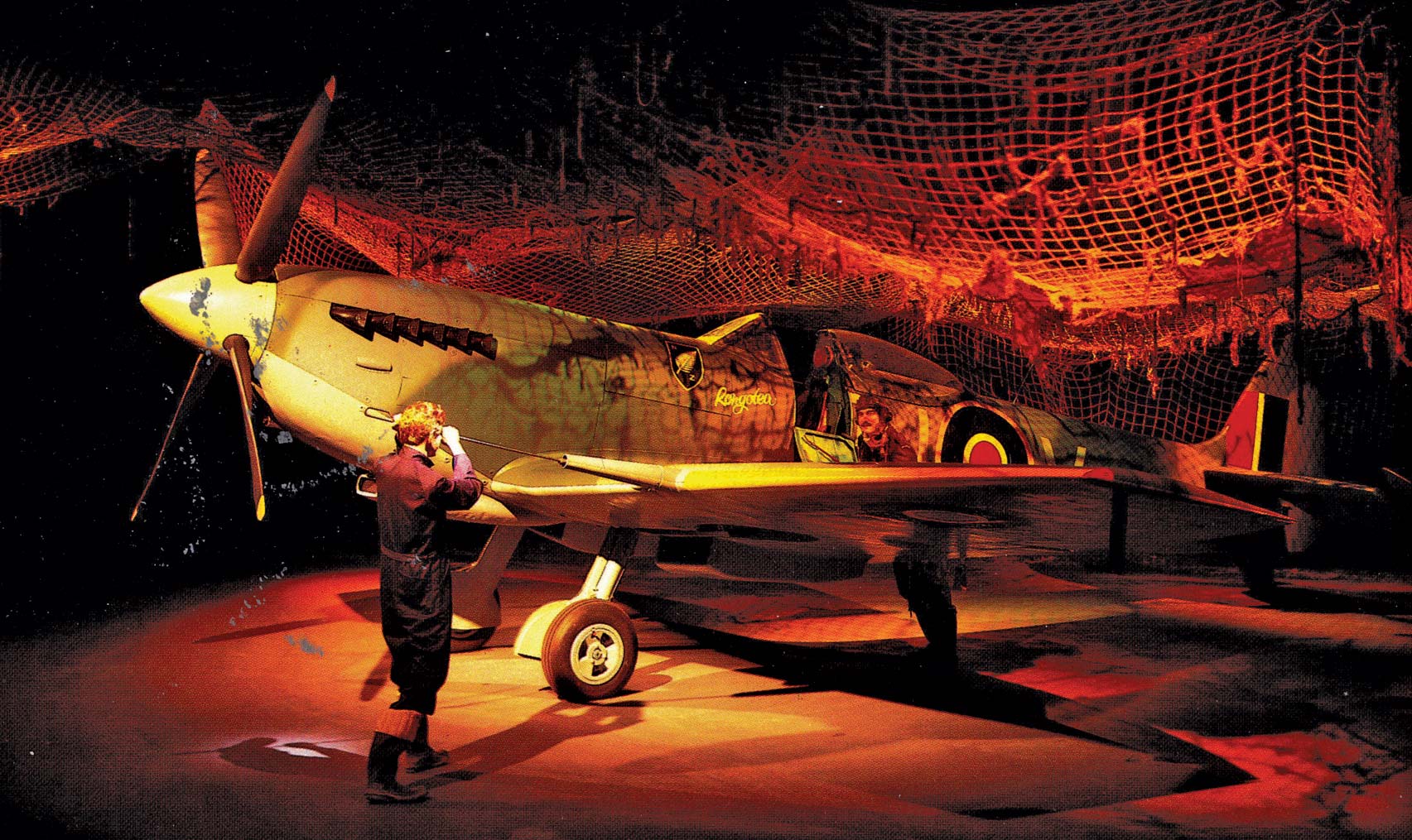 Custom Mouldings used to create a replica Spitfire plane