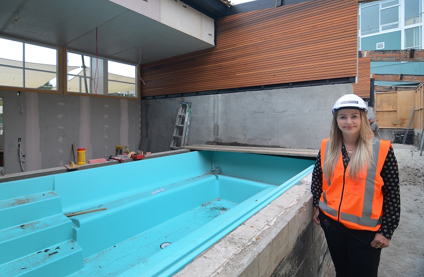 Fibreglass Spas installation for AC Baths, Taupō