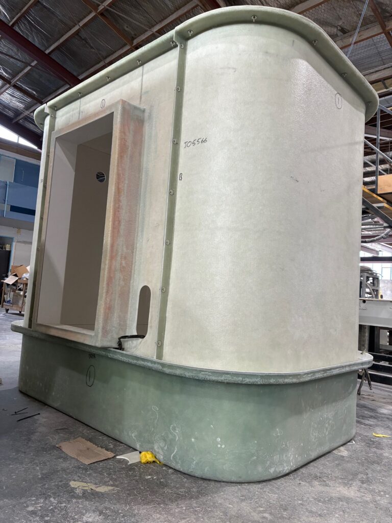 Float Cabin completed in factory